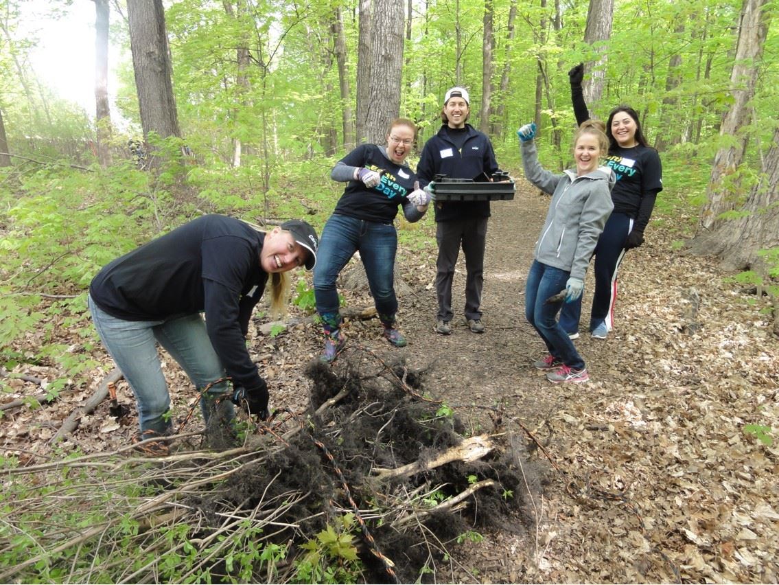 Buckthorn and Mustard Seed plant pull and indigenous wild flower planting May 12th