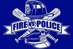 police vs fire softball game