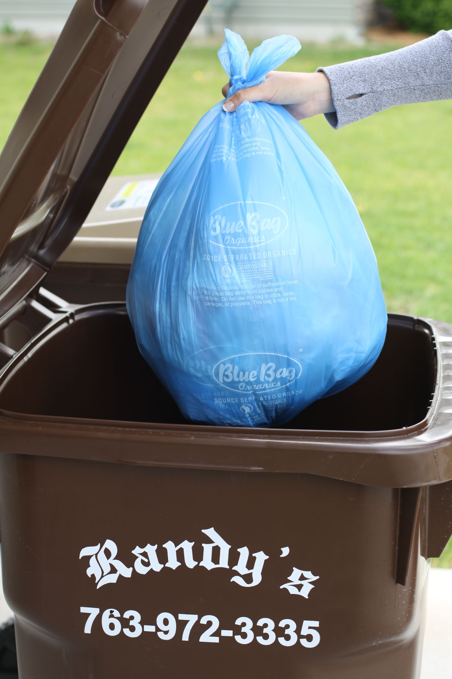 Blue Bag Organics_How to 026_Putting in Cart